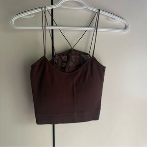 Garage Y2K Lace Spaghetti Strap Tank